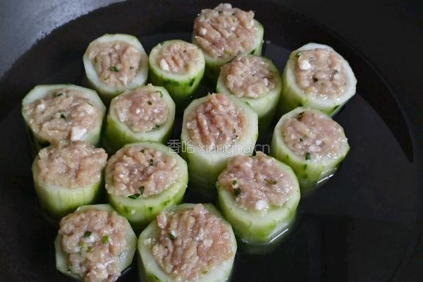 红烧黄瓜塞肉的做法图解8