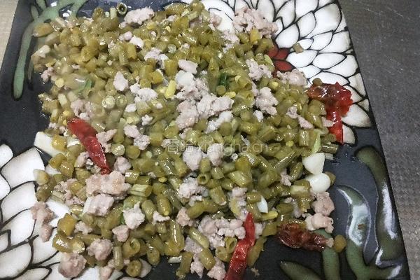 肉沫酸豆角的做法图解5