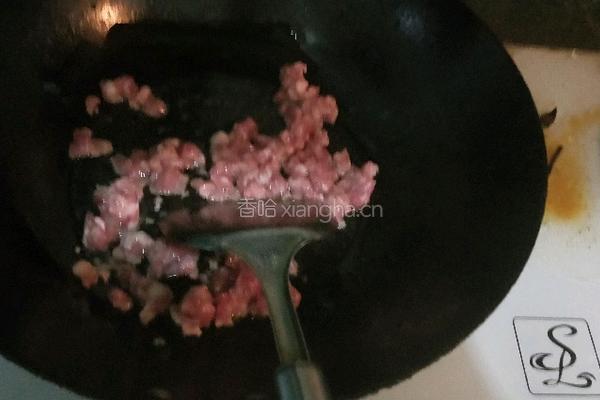 肉沫酸豆角的做法图解2