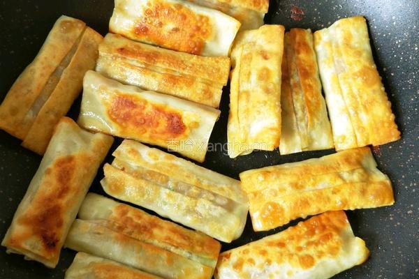 馄饨皮锅贴的做法图解21