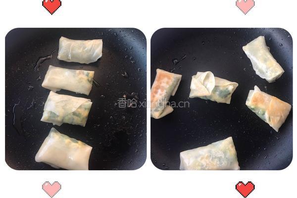 韭菜鸡蛋锅贴的做法图解5
