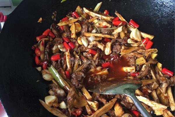 酸菜牛灿皮的做法图解6