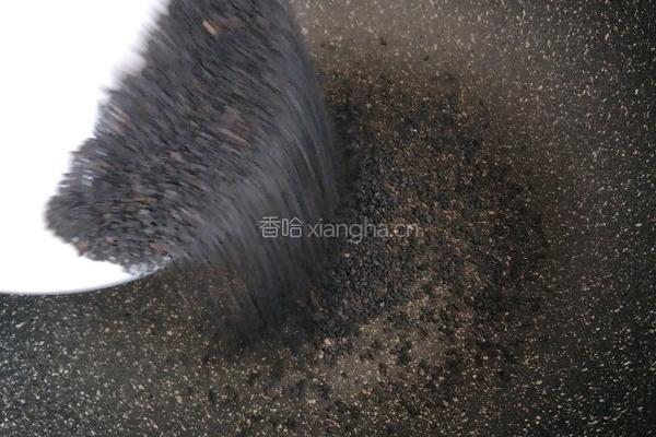 黑芝麻馅的做法图解2