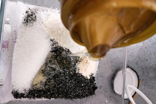 黑芝麻馅的做法图解10