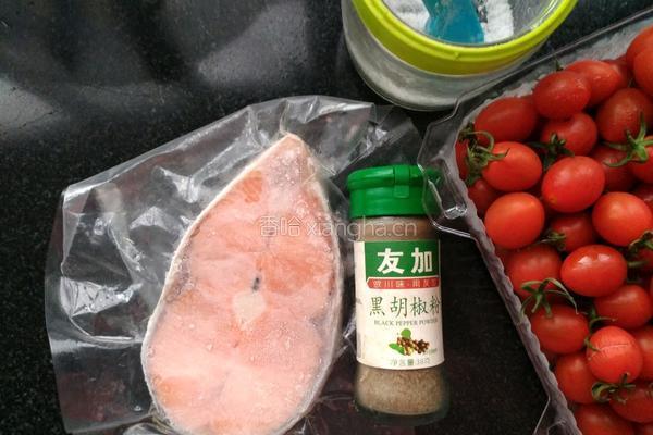 干煎三文鱼的做法图解2