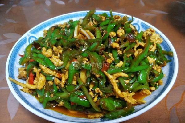 鸡肉丝炒青椒的做法图解10