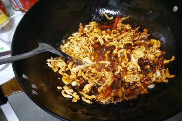 鸡肉丝炒青椒的做法图解6