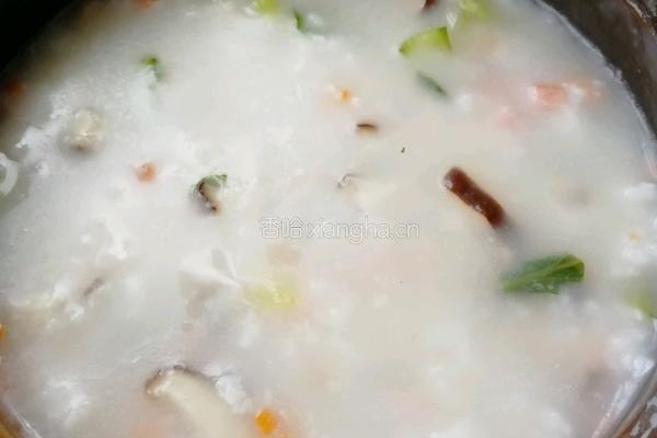 香菇火腿粥