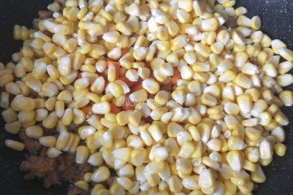 玉米粒炒肉沫的做法图解12