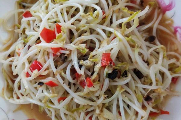 剁椒炒豆芽