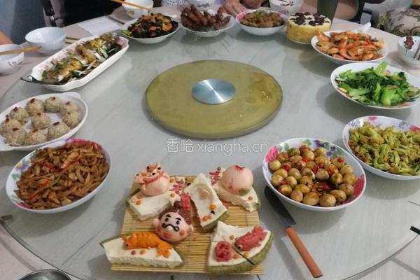 中式生日花糕的做法图解6