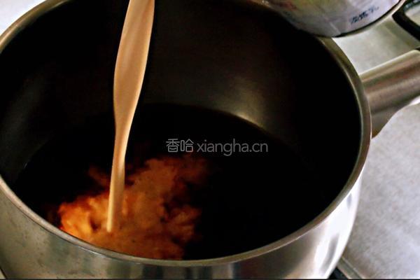 醇香幼滑奶茶冻的做法图解2