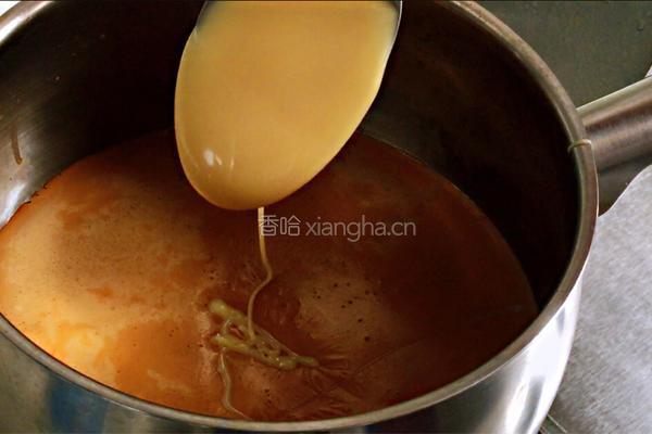 醇香幼滑奶茶冻的做法图解4
