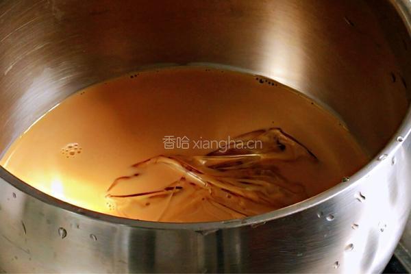 醇香幼滑奶茶冻的做法图解6