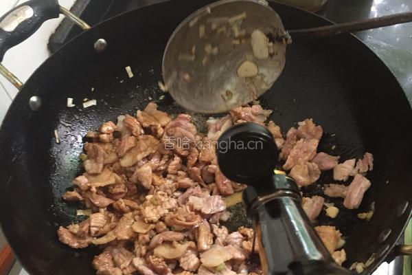 青椒炒肉片的做法图解5