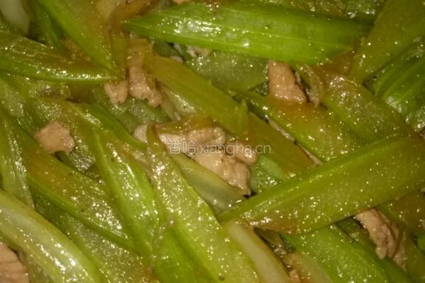 肉炒西芹