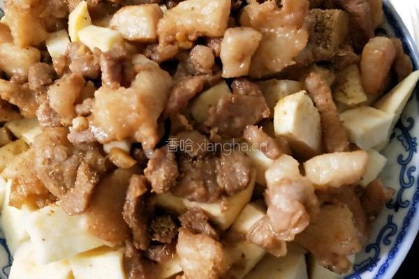 红薯蒸肉丁的做法图解19