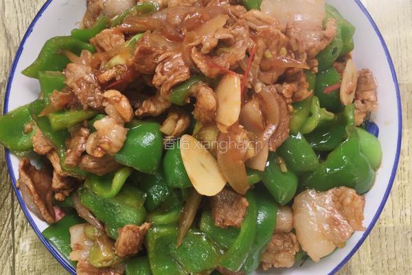 青椒炒肉片的做法图解9