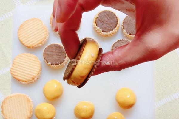 南瓜糯米夹心饼的做法图解14