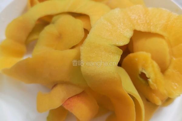黄桃酱的做法图解2