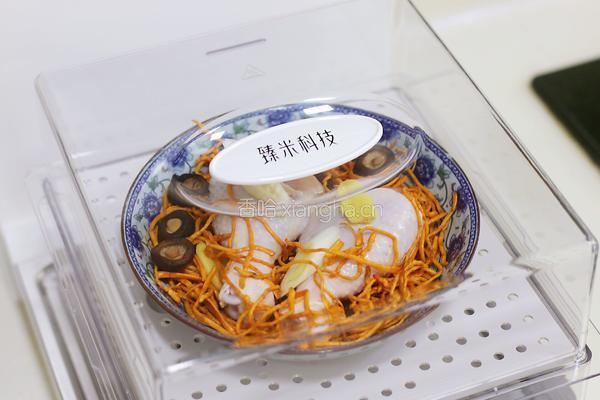 虫草花蒸鸡腿的做法图解8