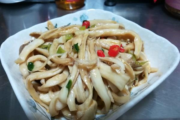 凉拌杏鲍菇的做法图解4