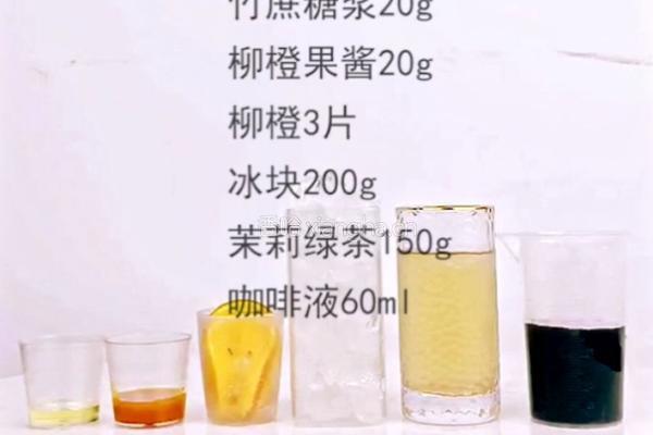 鲜橙果咖的做法图解1