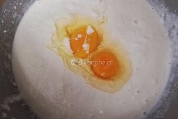 韭菜鸡蛋饼的做法图解4