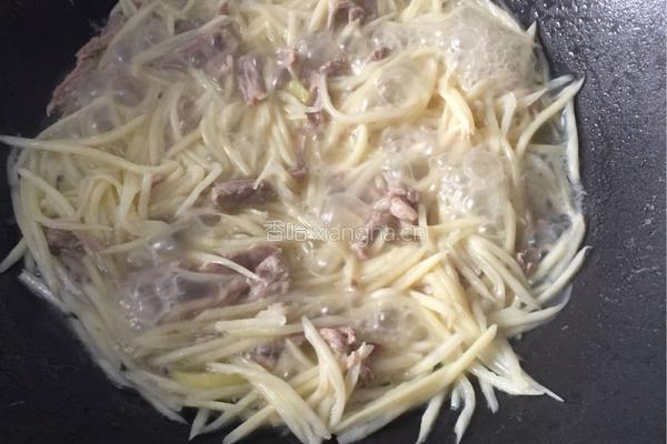史上最嫩茭白肉丝的做法图解10