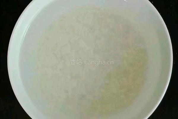 猪肉白菜粥 (宝宝辅食）的做法图解1