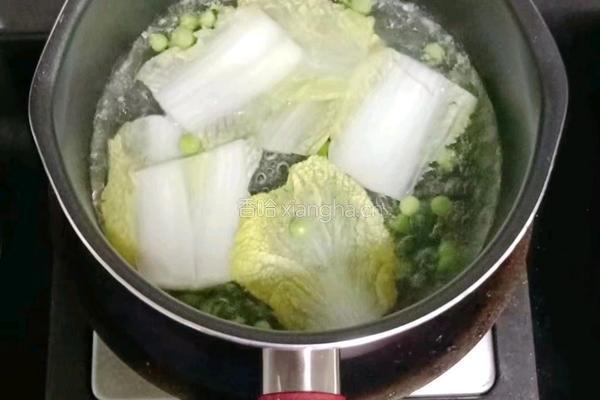 猪肉白菜粥 (宝宝辅食）的做法图解4