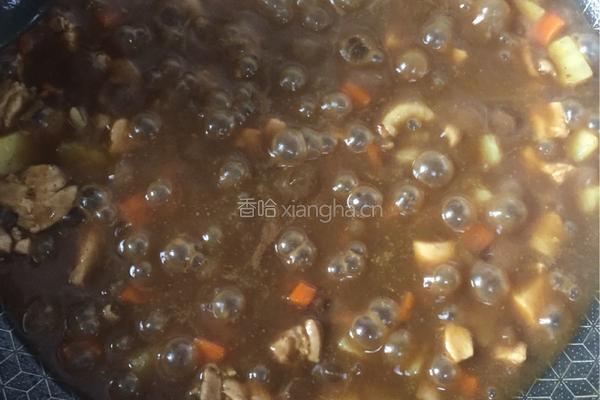 黑咖喱鸡腿丁的做法图解14