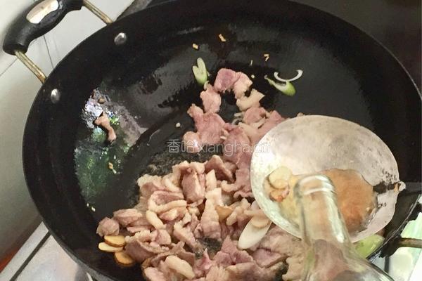 豆角炒肉的做法图解5