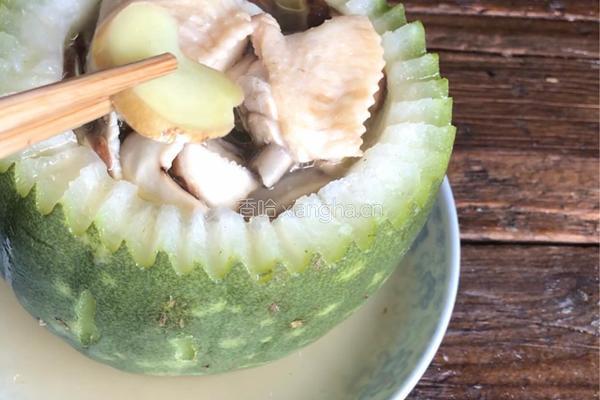 鸡翅冬瓜盅的做法图解14