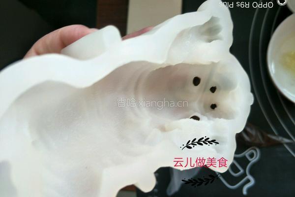 仿真沙皮狗慕斯的做法图解5