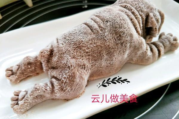 仿真沙皮狗慕斯的做法图解16