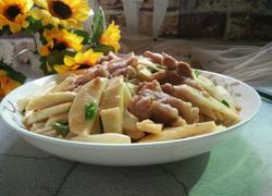 茭白炒肉片