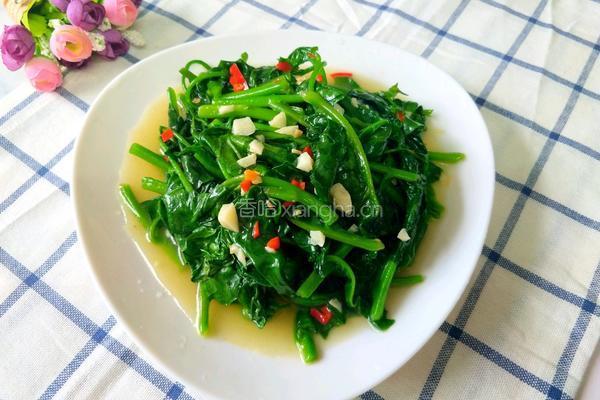素炒木耳菜的做法图解1