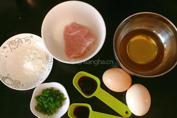 肉丝鸡蛋羹的做法图解1