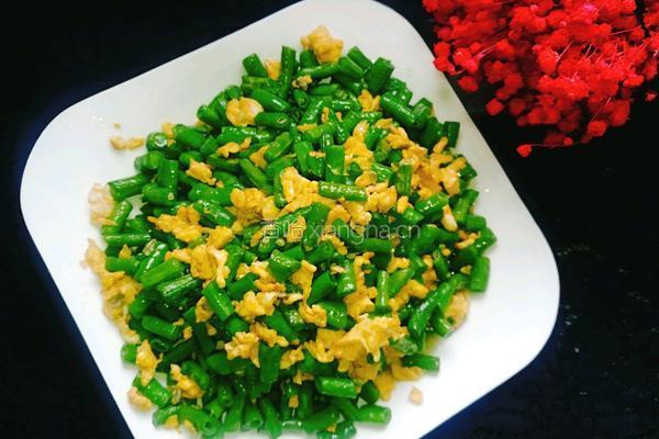 豆角炒鸡蛋的做法图解7