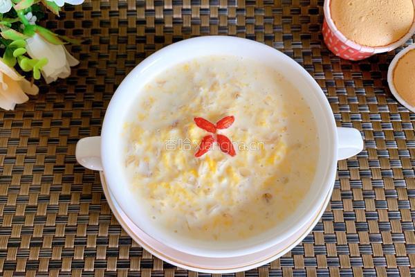 牛奶燕麦片的做法图解1