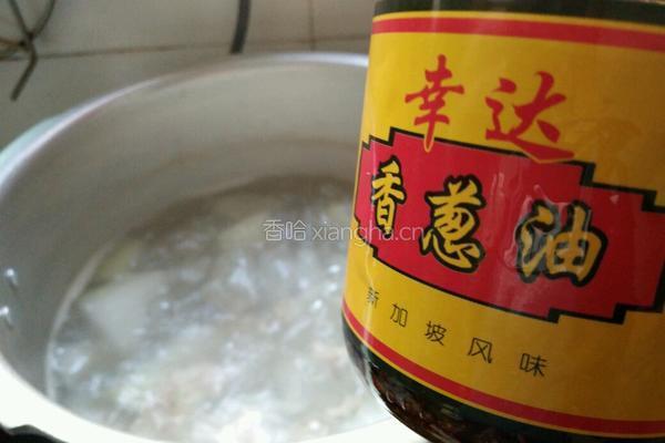 冬瓜花蛤肉片汤的做法图解8