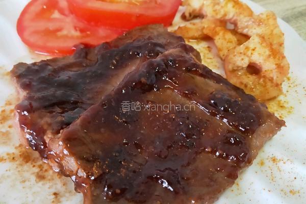 自制黑椒牛排的做法图解4