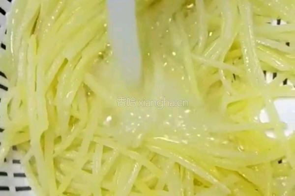 凉拌土豆丝的做法图解4