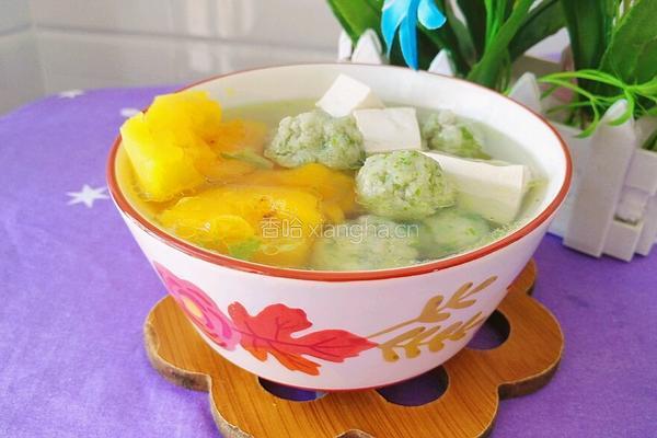 木瓜豆腐圆子汤的做法图解12