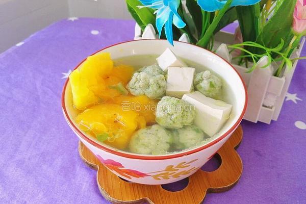 木瓜豆腐圆子汤的做法图解13