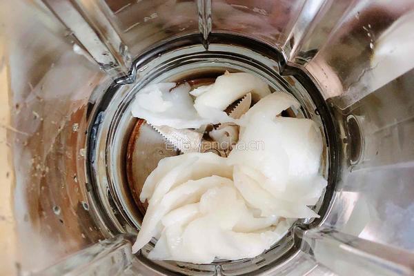 鲜椰浆苦咖啡绵绵冰（椰子油奶白顺滑诱人极了）的做法图解5