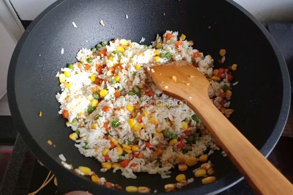 时蔬炒饭的做法图解6