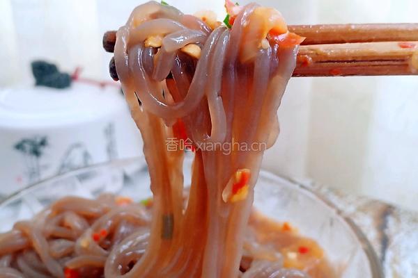 凉拌蕨根粉的做法图解7