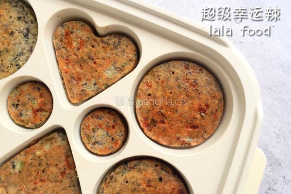 虾米藜麦杂粮鸡蛋饼的做法图解12